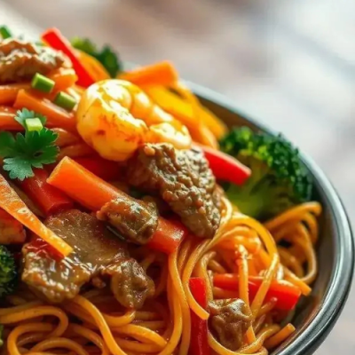 Yakissoba Misto c/ Camarão